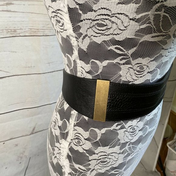 Women\'s Jigsaw London Brass Plated Waist Belt Made In Italy NWT Gorgeous Boho main image 5